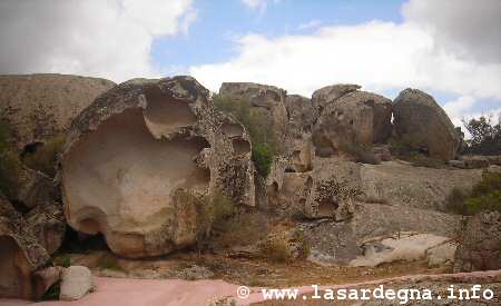rocce scavate dal vento Sardegna
